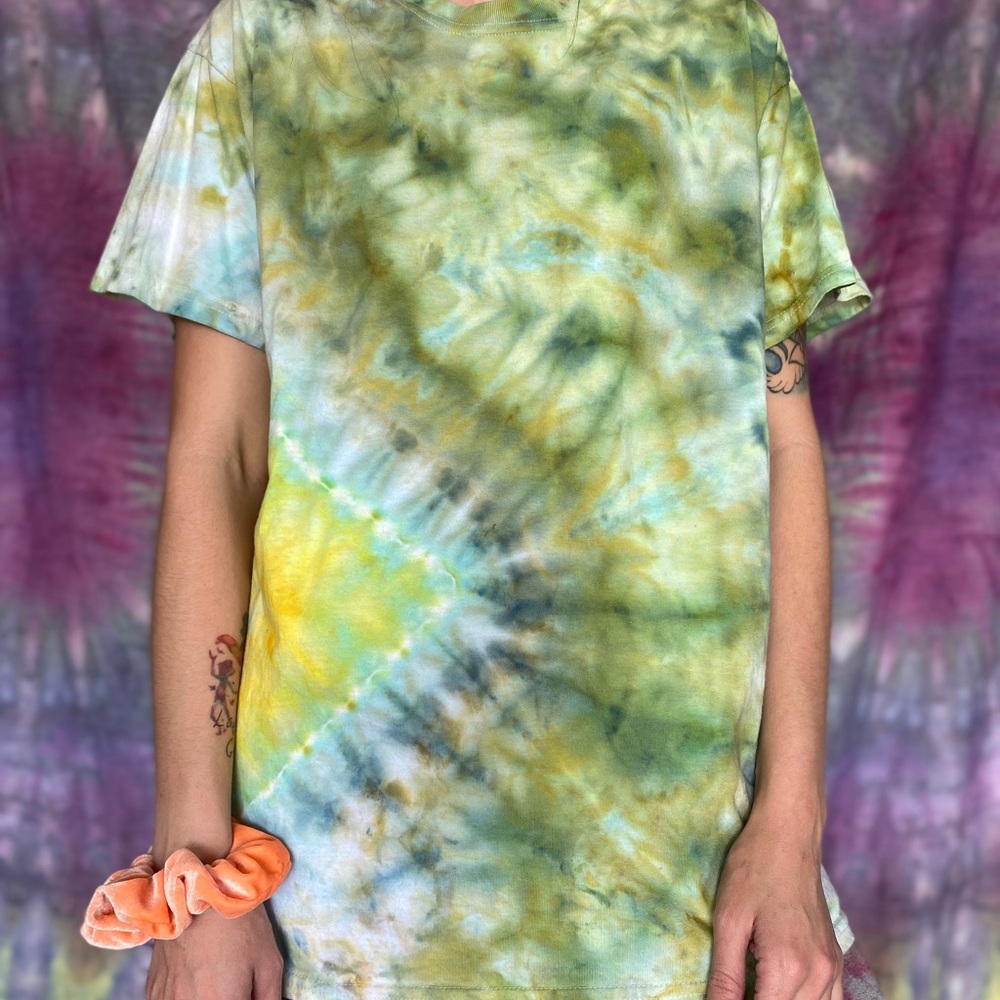 Geometric Tie Dye Shirt